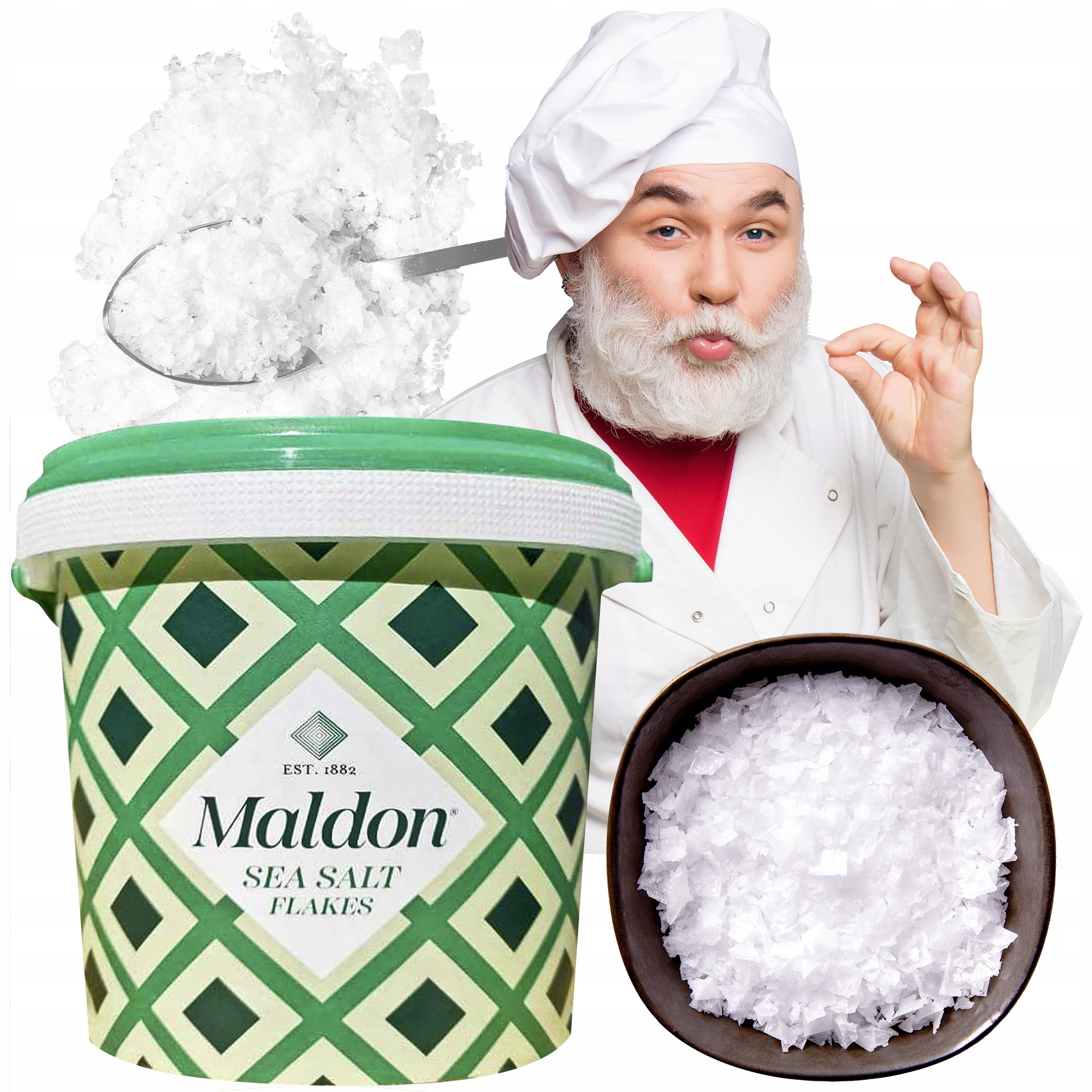 Levně Mořská sůl v vločkách Maldon 1,4 kg Sea salt Flakes