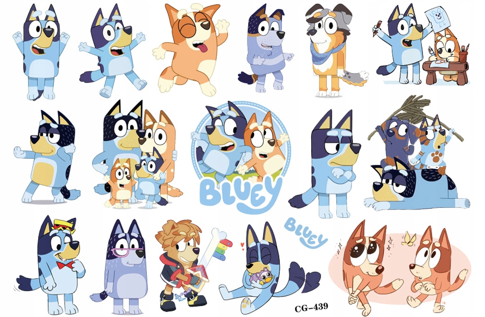 

Tatuaże zmywalne dla dzieci Blue CG439