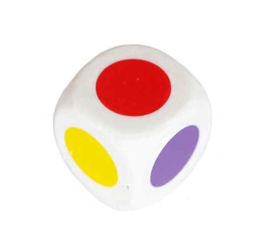 

Kostka kolorowa do gry K6 16 mm Kostki Oko