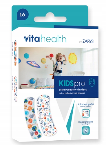 Plastry dla dzieci ze wzorem kosmos KIDSpro dla chłopaka BOY