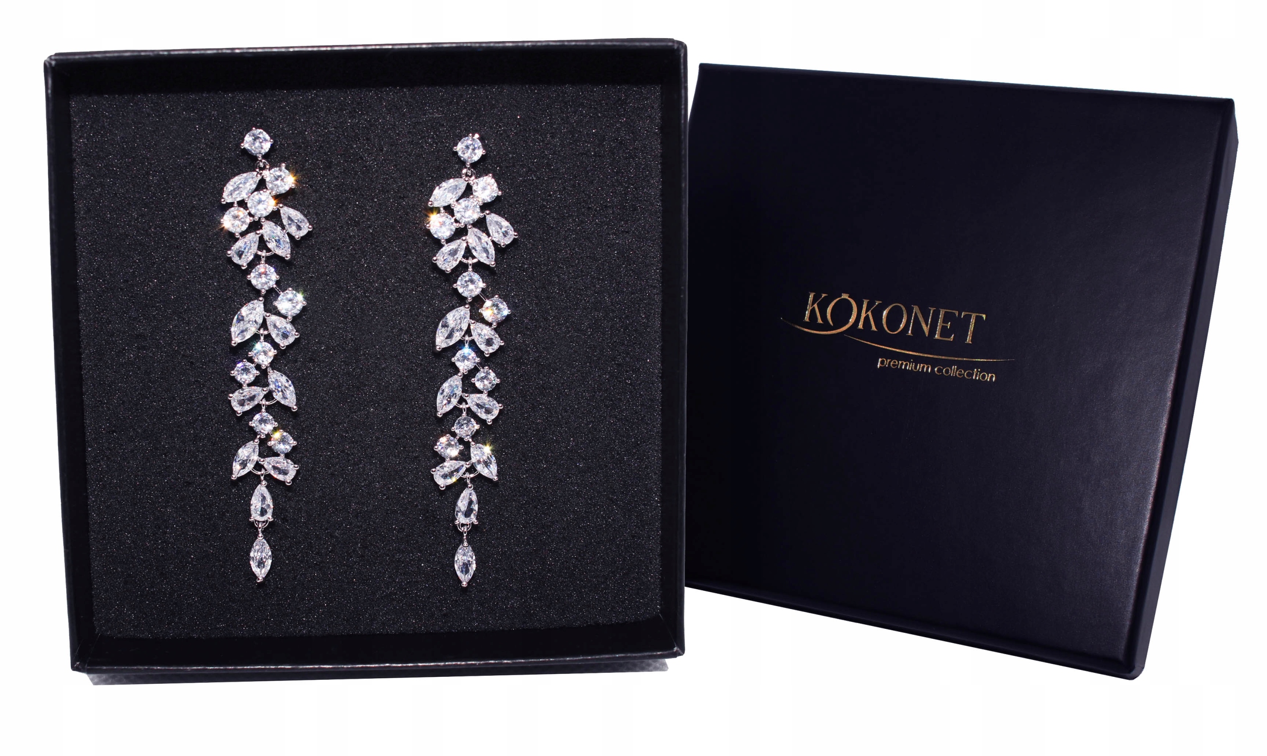 stříbrné náušnice svatba Subtilní závěsné Wow Krásné