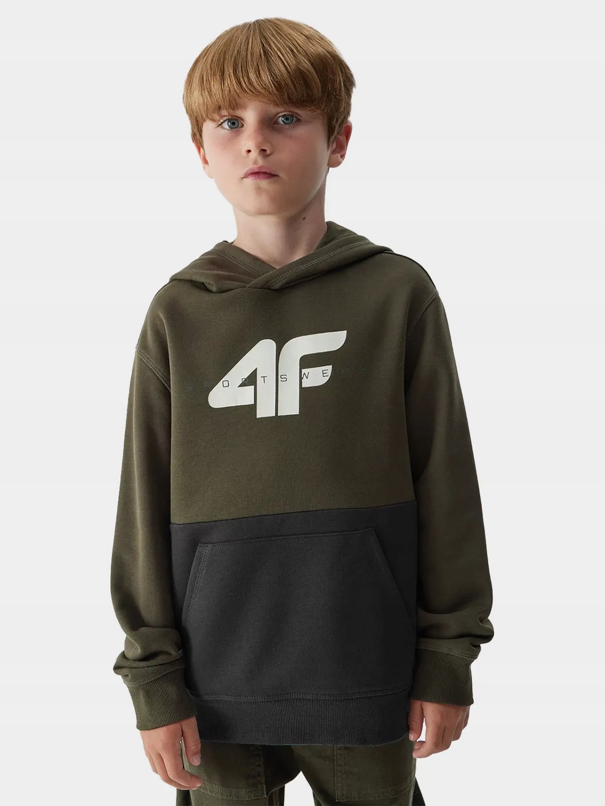 BLUZA CHŁOPIĘCA 4F DRESOWA Z KAPTUREM AW23M628 Płeć chłopcy