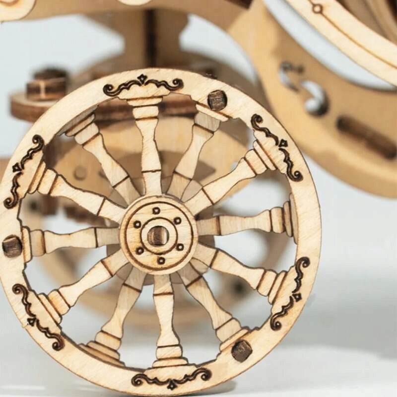 Kareta Karoca drewniana Puzzle 3D model składany Płeć chłopcy dziewczynki