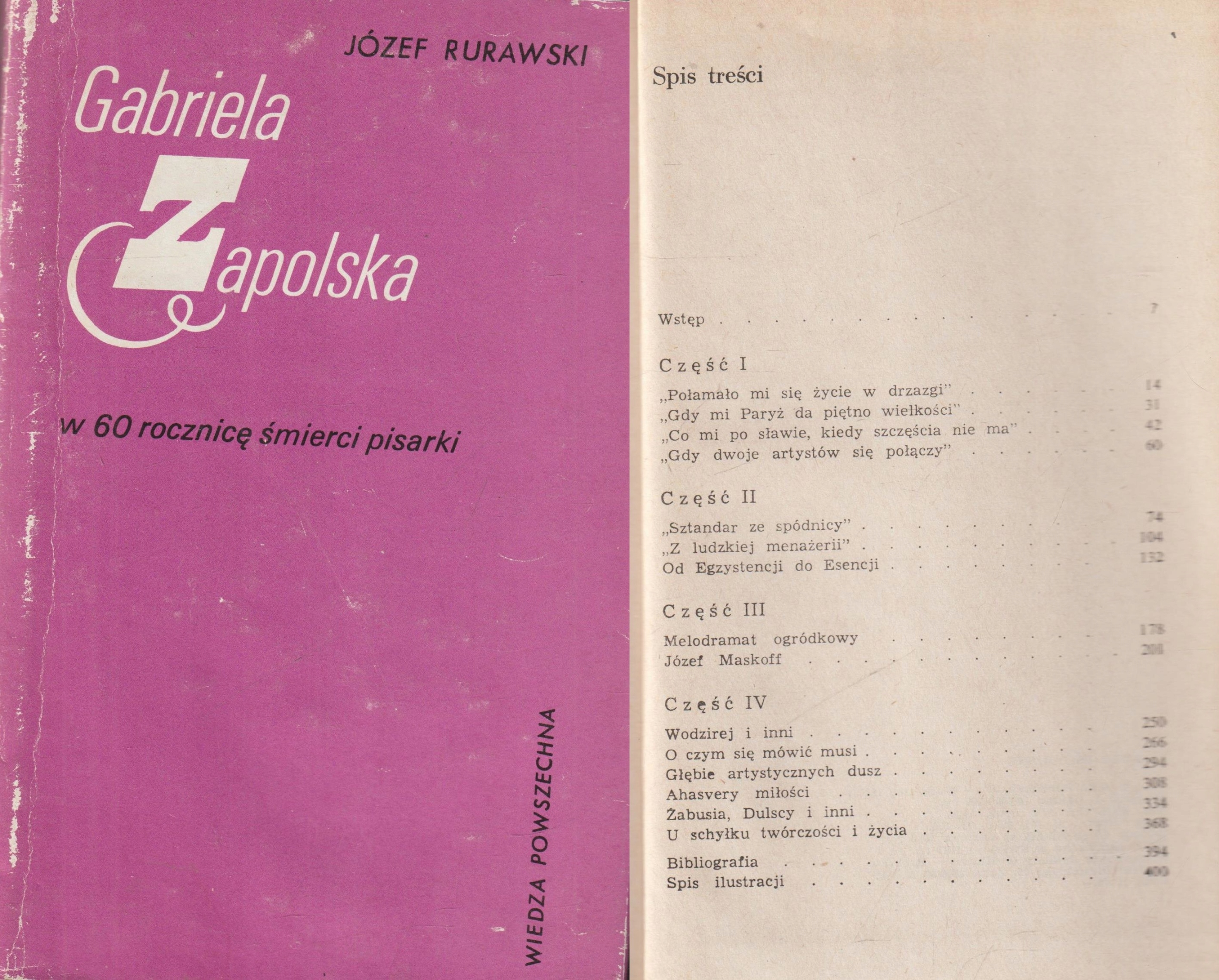 GABRIELA ZAPOLSKA Józef Rurawski