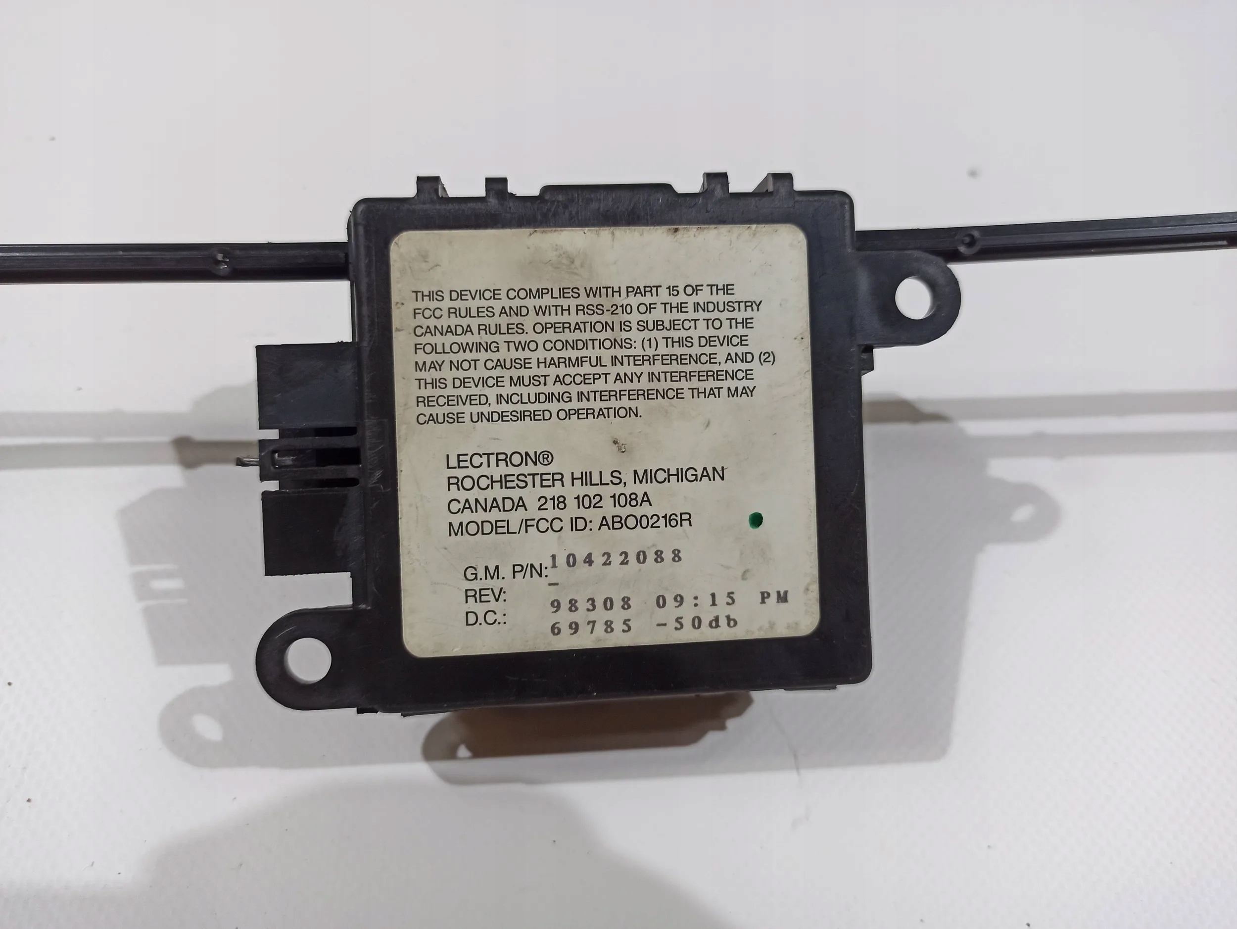 Antenne Chevrolet Corvette C5