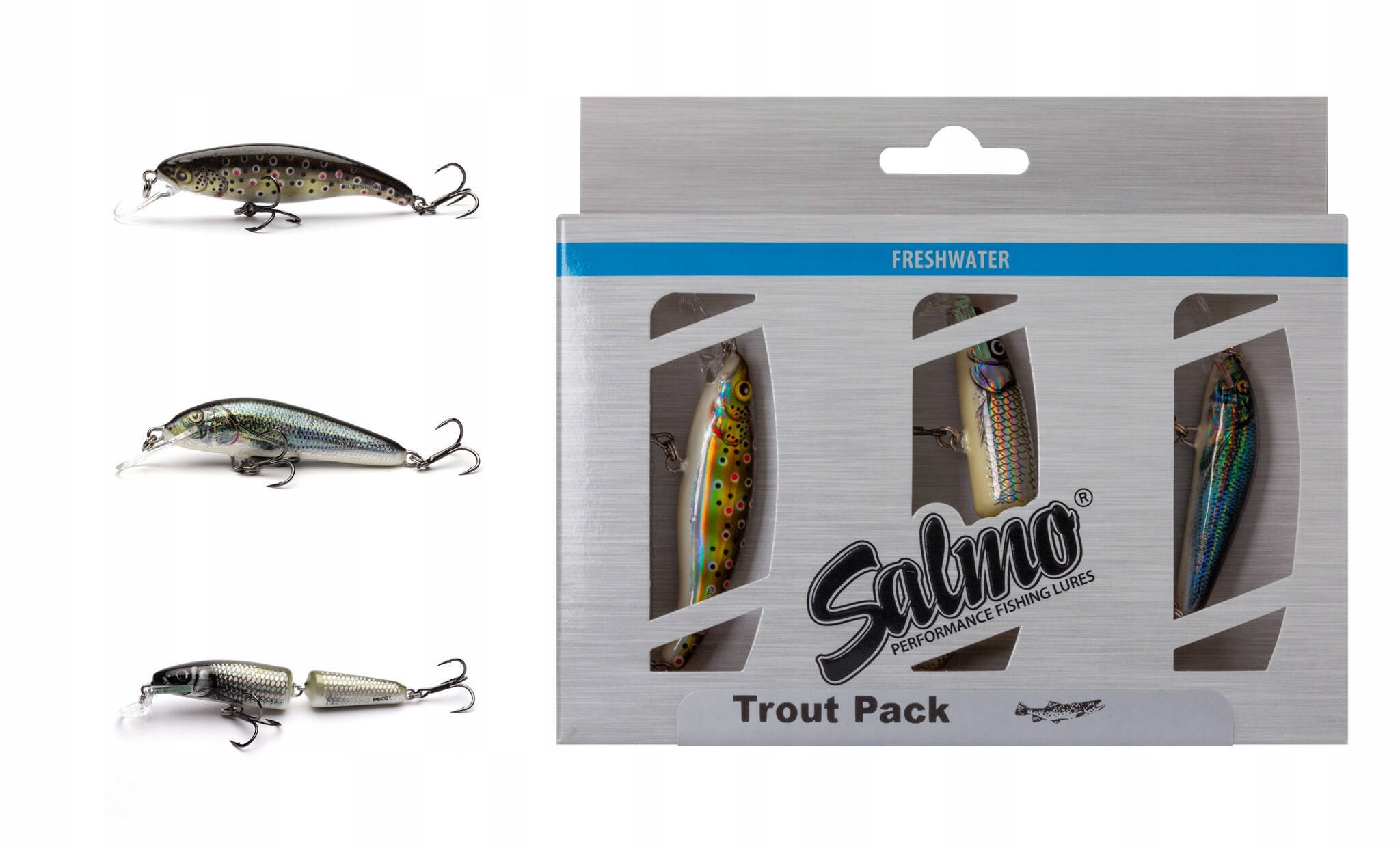 Zestaw Woblerów Salmo Trout Multi Pack