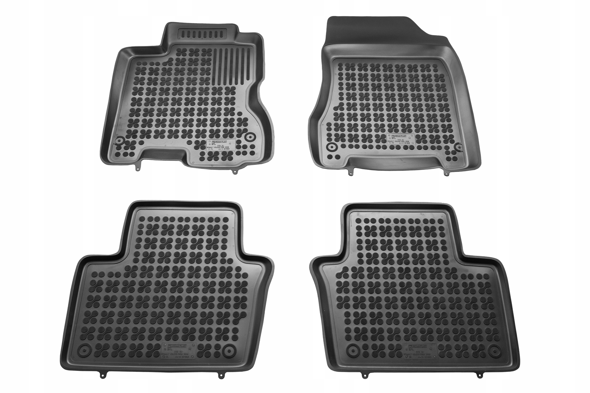 Dywaniki gumowe RENAULT KOLEOS I 2007-2016