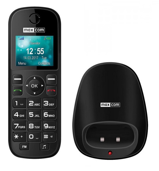 Stolní Telefon Na Sim Kartu Maxcom MM35D stanice