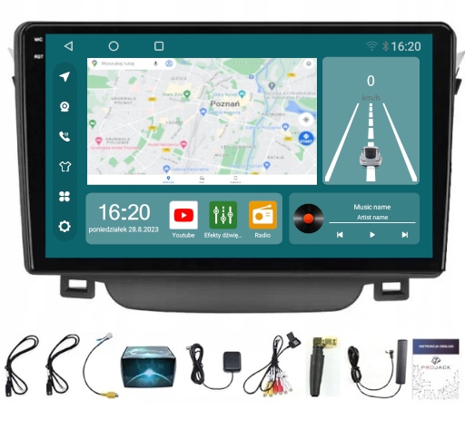 Rádio Android Hyundai I30 Elantra 11-17 256 Gb Sim
