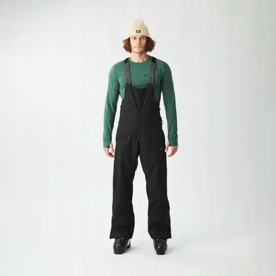 kalhoty Picture Avening Bib 20/20 Black Velikost oblečení: M
