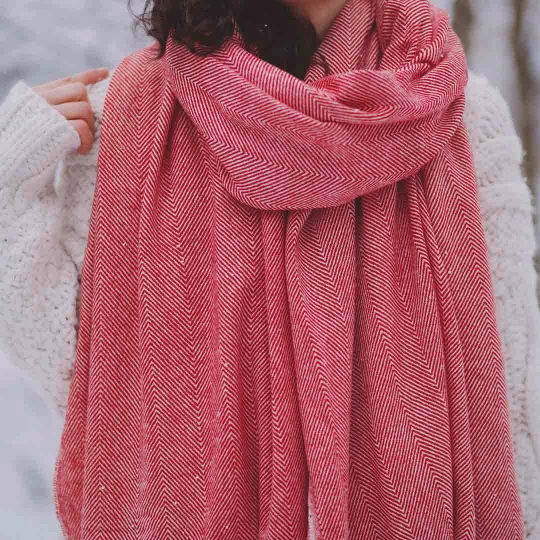 Šála Deka Z Kašmíru A Vlny oversize 13