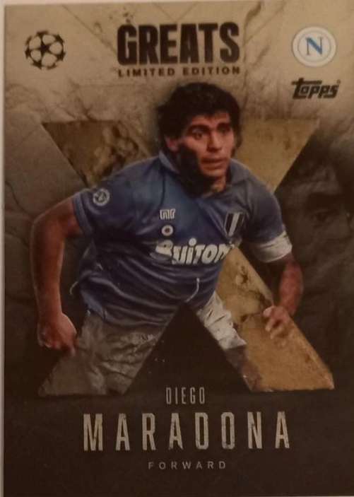 Maradona Greats Limited Edition Match Attax Extra 2025-26 Topps Napoli Ikon