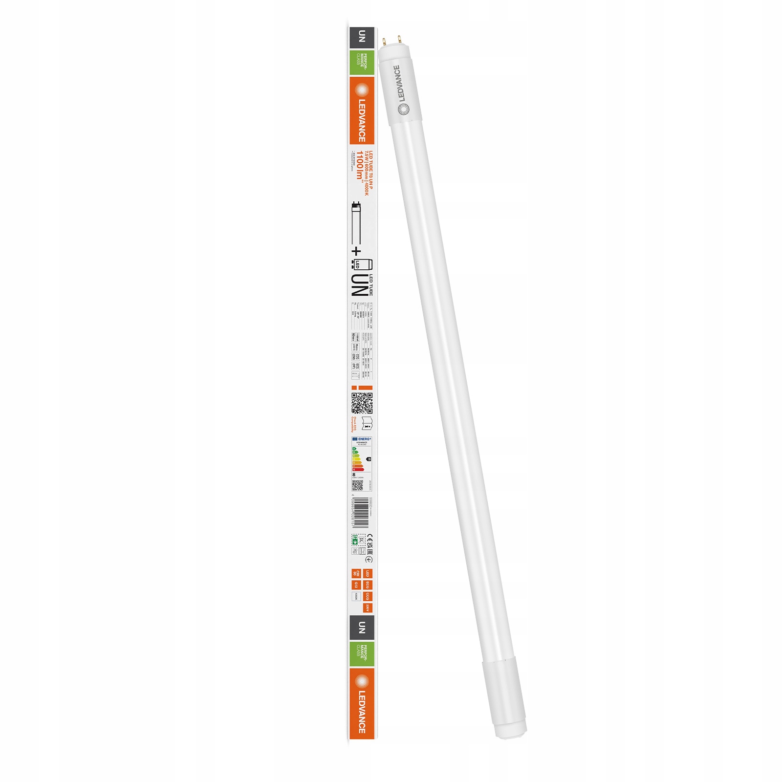 Led žárovka G13 T8 7.5W 1100lm 4000K Neutrální 190° 60 cm Ledvance