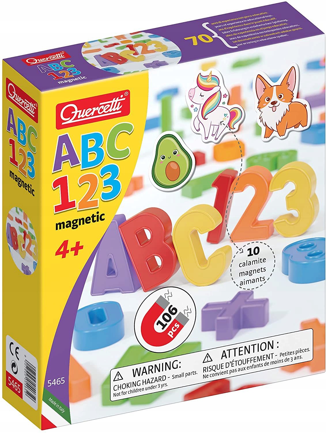 MAGNETYCZNE LITERKI CYFERKI QUERCETTI