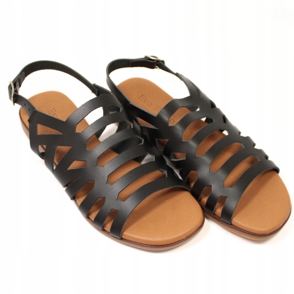 Módní sandály Eva Frutos 3081 Černé r36