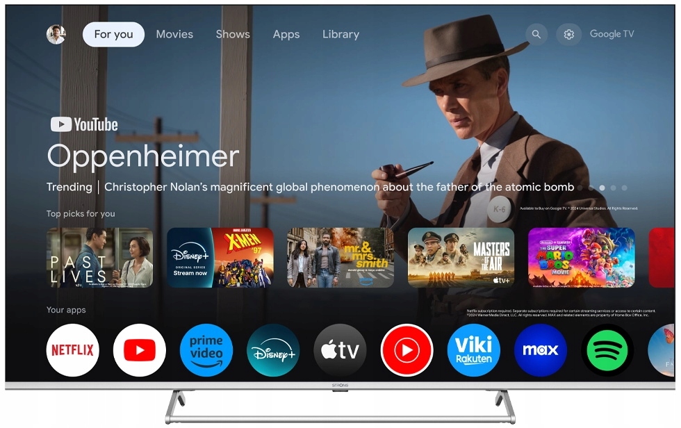 Strong Smart Qled Tv 65"/ SRT65UG8773C/ Uhd/ 3840x2160/ DVB-T2/C/S2/ H.265/