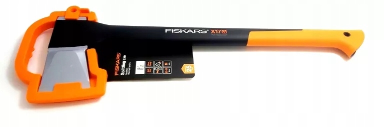 Fiskars X17 Štiepacia sekera na drevo s brúskou