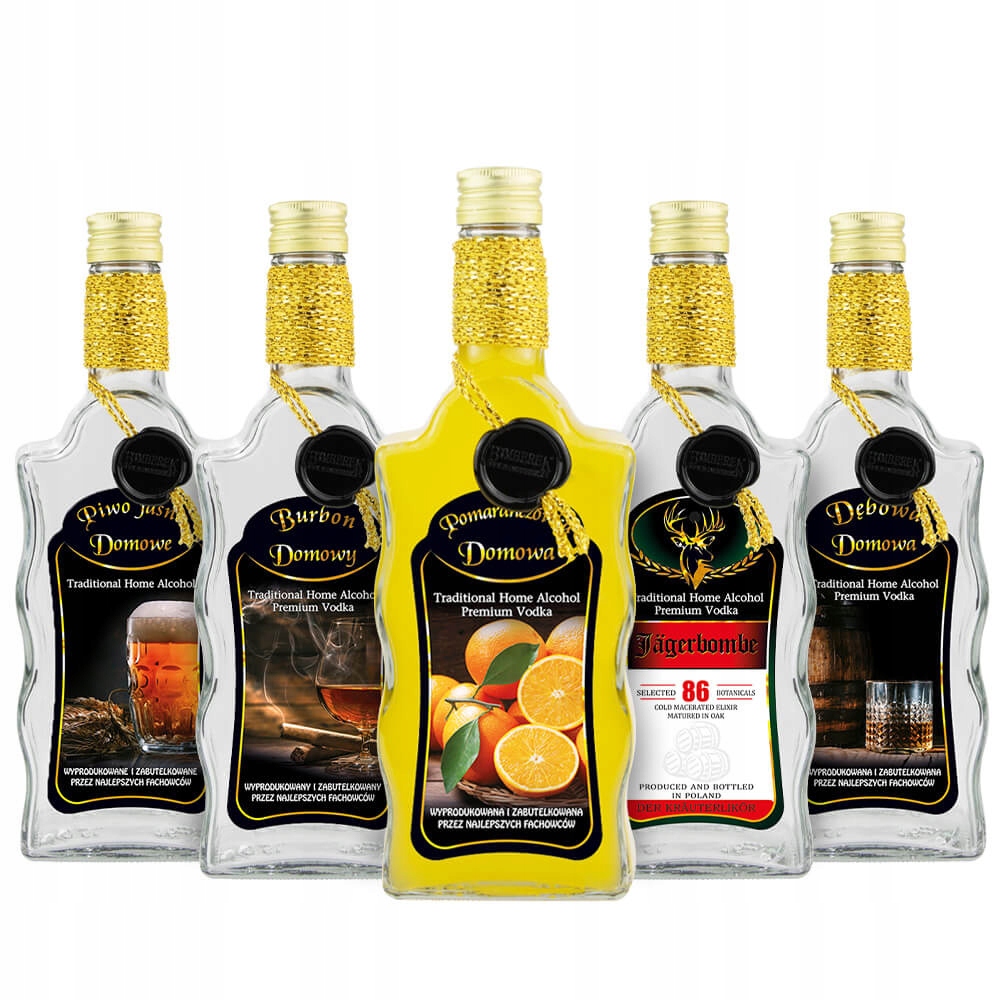 

Butelka Zdobiona Premium Fala 500ML Różne