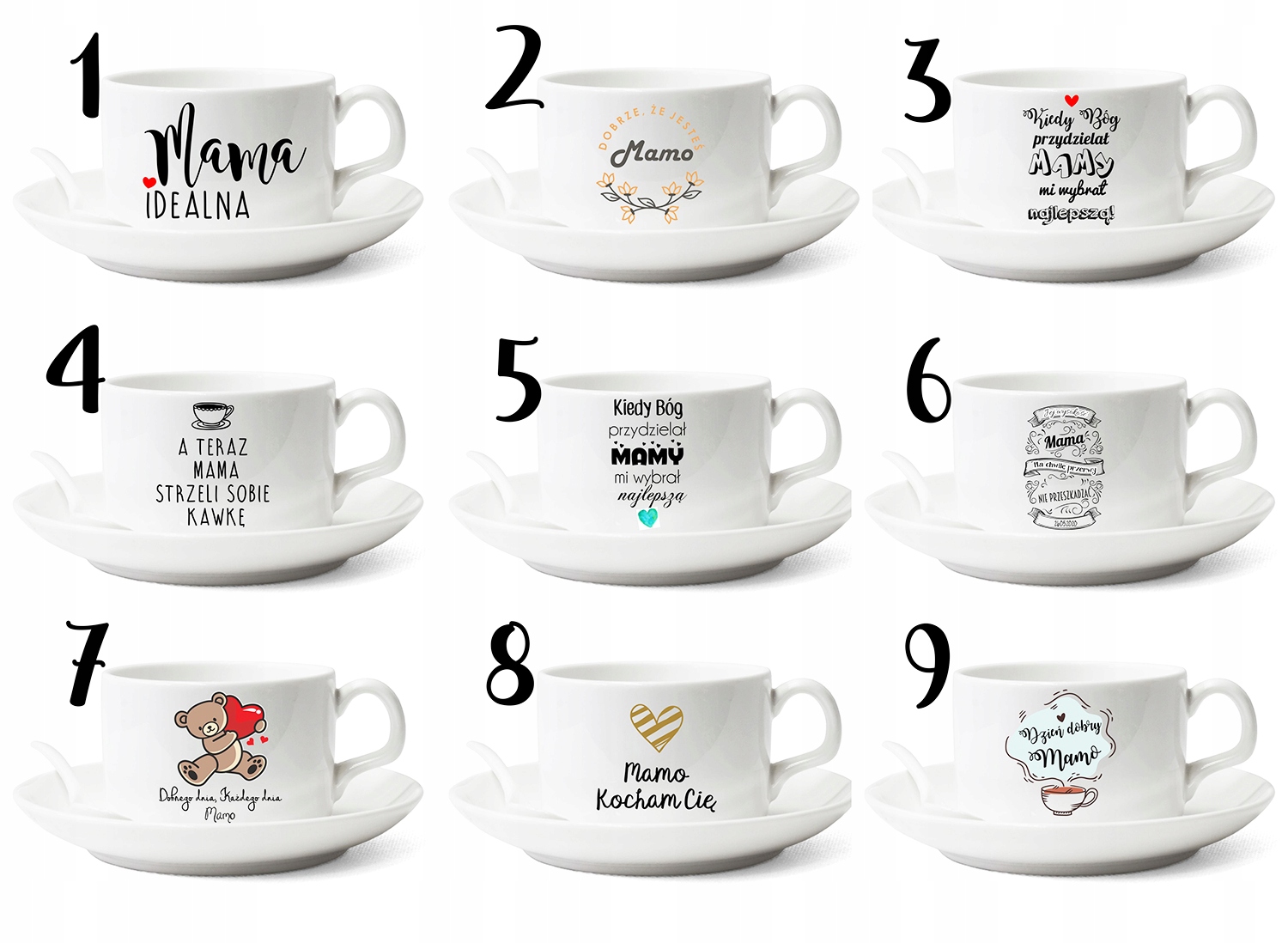 Csésze csészealj Ajándék Anyák napjára Gyártó kódja 111