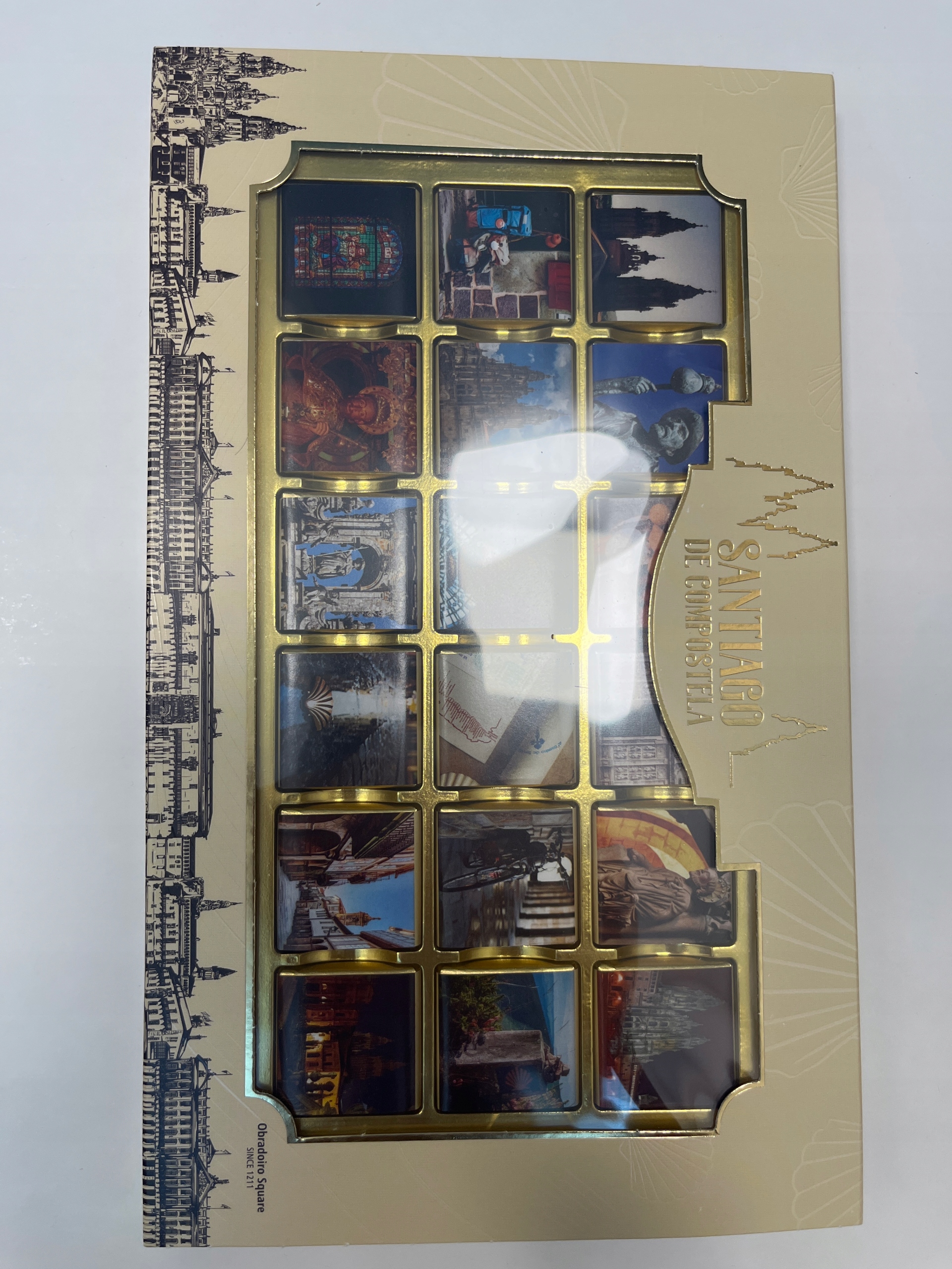 Czekoladki neapolitański 90g santiago de compostela Pdc Hiszpania