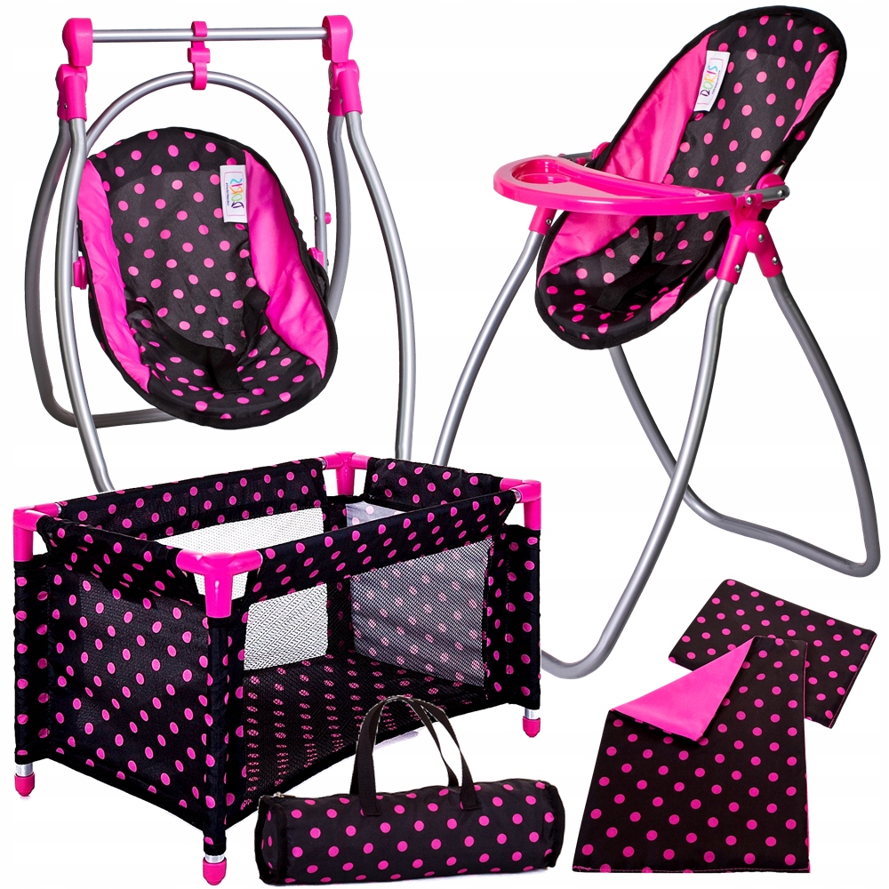 

Łóżeczko Krzesełko Do Karmienia Huśtawka Dla Lalek