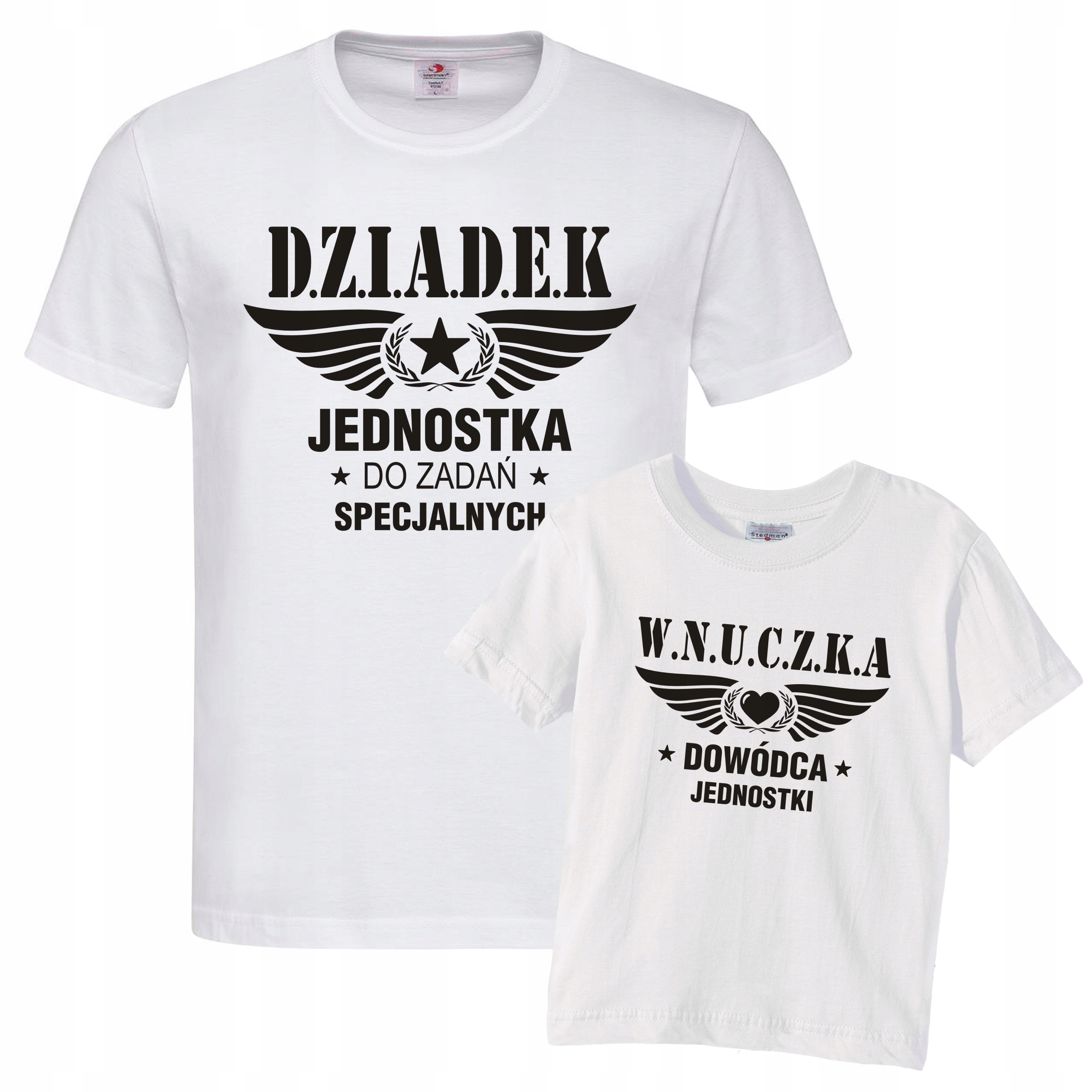 

Dla Dziadka i Wnuczki zestaw koszulek 2szt Wnuczka
