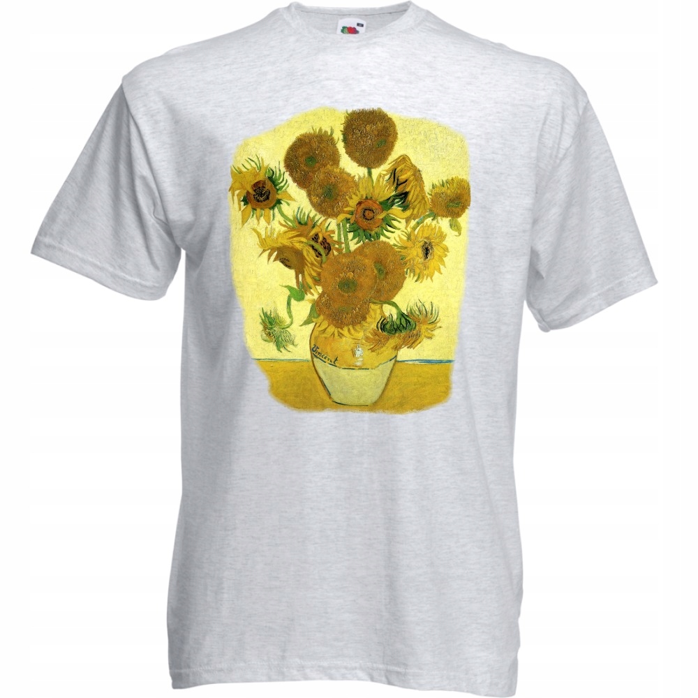 

Koszulka z nadrukiem Van Gogh słoneczniki XXL