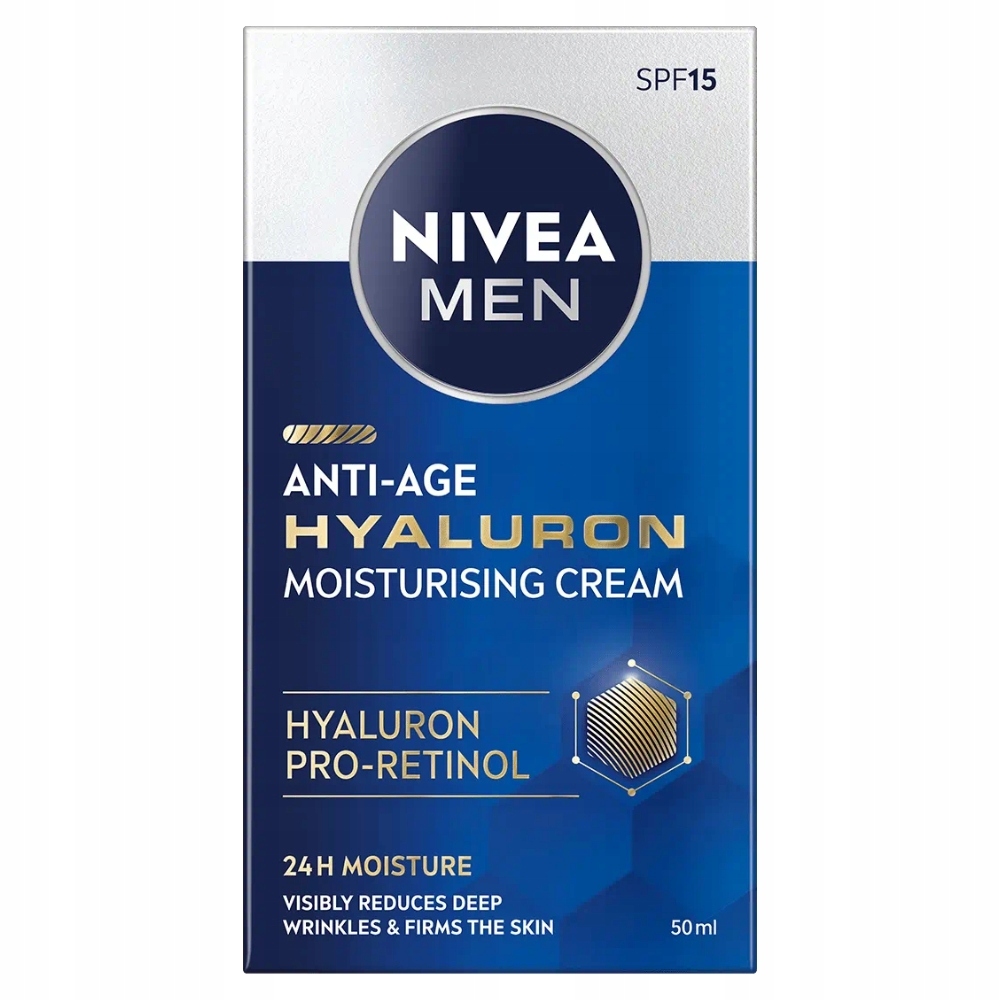 Nivea Men Hyaluronový protivráskový pleťový krém 50 ml