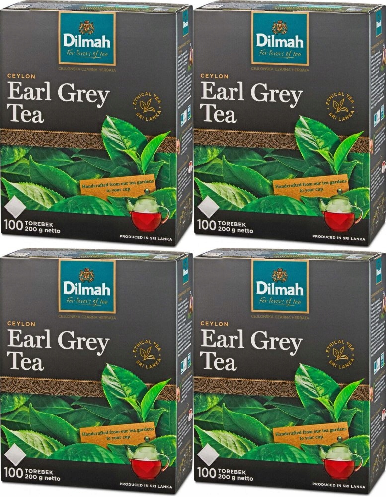Herbata Earl Grey Dilmah 4x100szt torebki