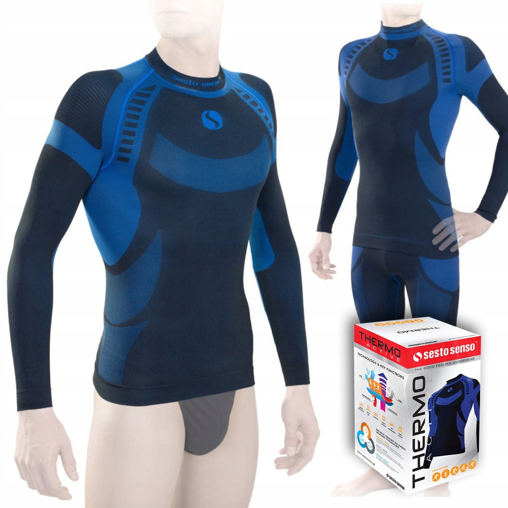 Tričko Termoaktivní pánské teplé termoprádlo Sesto Senso XL