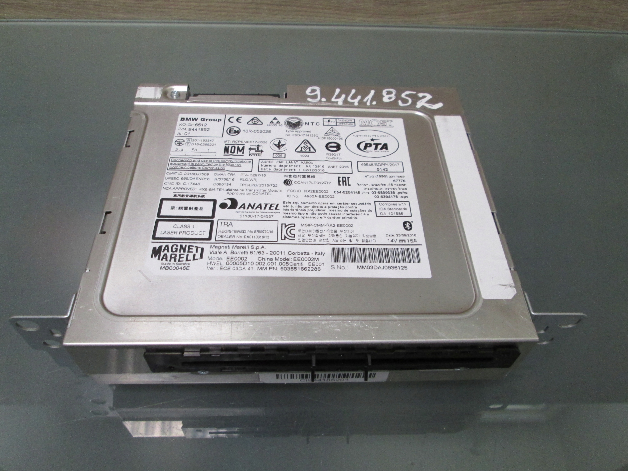 BMW F20 F30 F45 F48 F80 F87 LCI RADIO HEADUNIT MEDIA 2 9441852