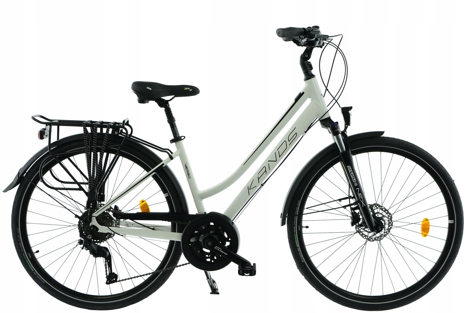 Rower trekkingowy Kands Verso V2 rama 17 cali koło 28 " biały 2025