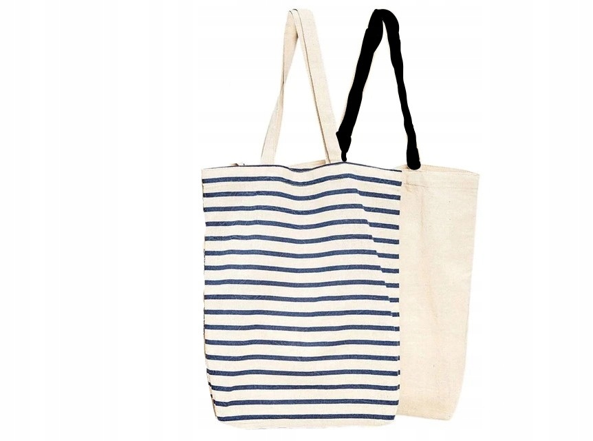 ZESTAW 2 TOREB NA ZAKUPY WANILIOWA I W PASKI