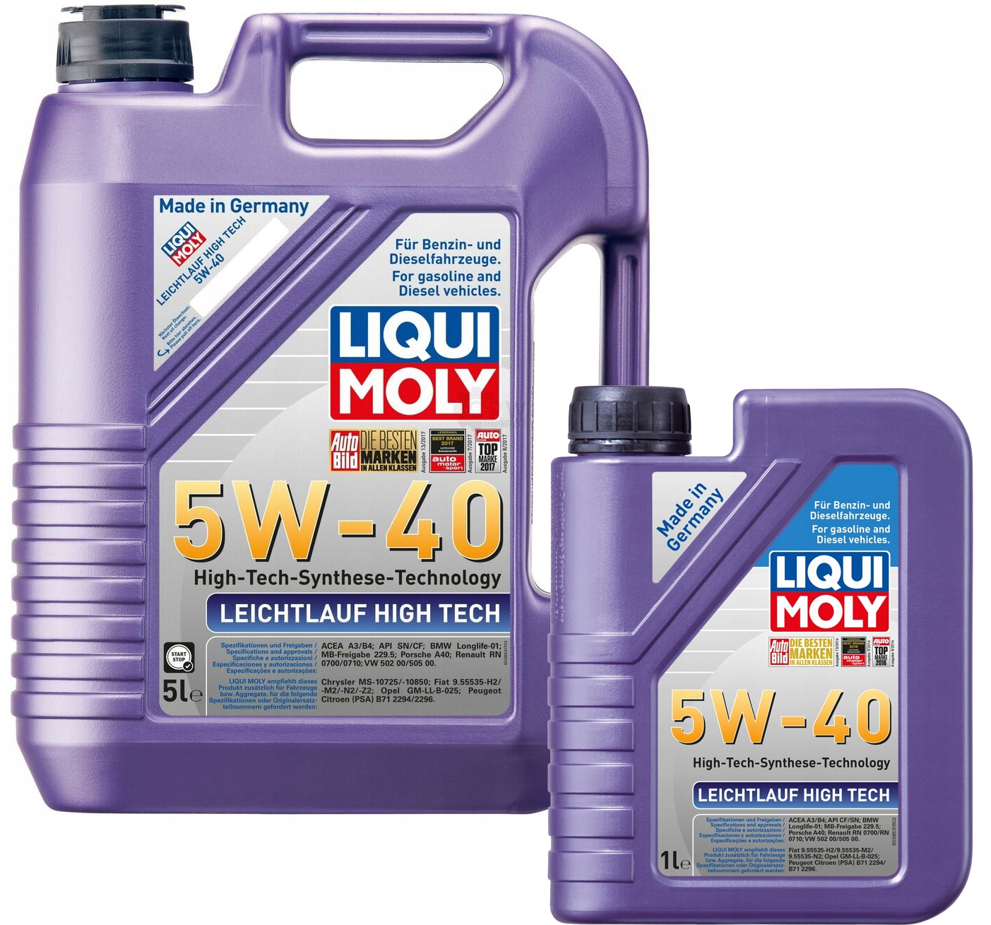 Olej Liqui Moly 5V40 Leichtlauf High Tech 6L