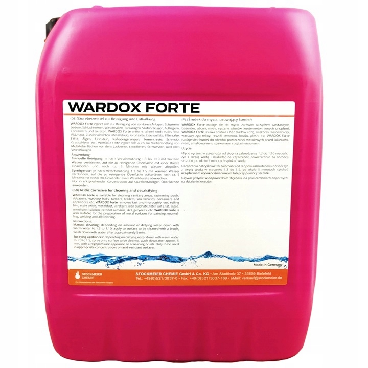 MOCNY KWAS DO MYCIA FELG ALUMINIUM BURT KÓŁ WARDOX FORTE 23kg