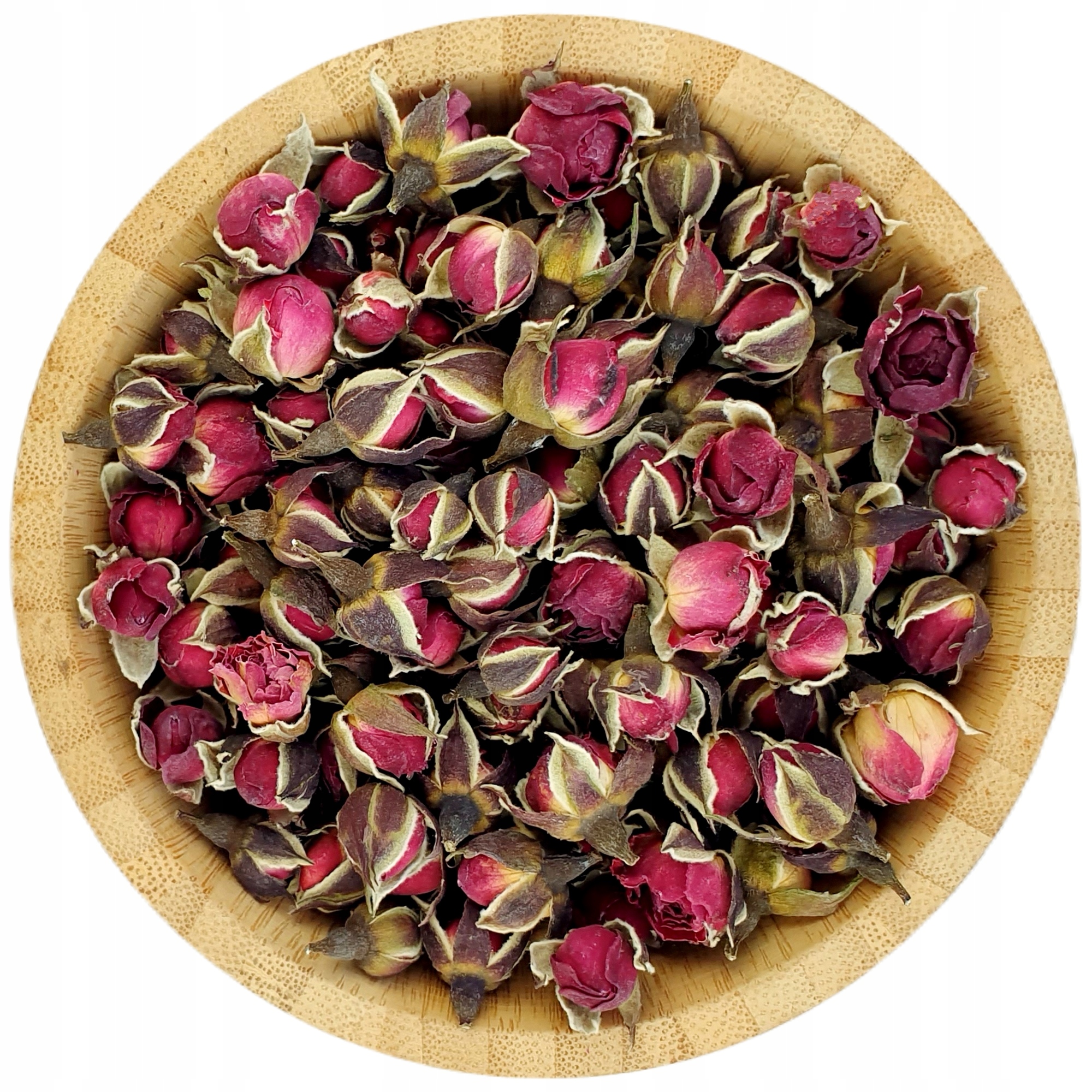 Levně Sušené pupeny růže 500 g Jedlé květy Červená Zlatá Růže Bylinný dvůr