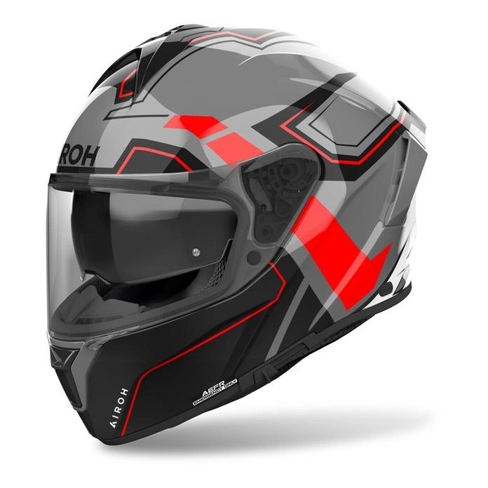 Motocyklová prilba Airoh Spark 2 Dart Red Gloss červená šedá čierna Darčeky