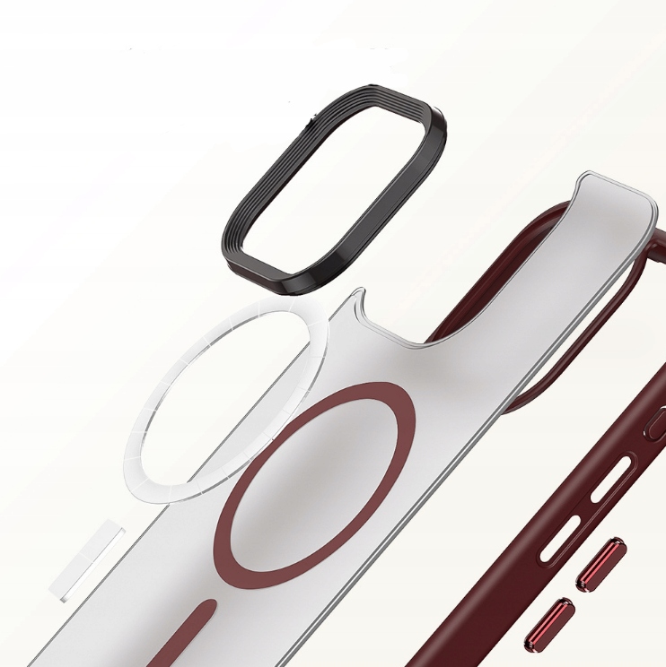 ETUI IPHONE 13 PRO MAX CASE DO IPHONA PLECKI MAGSAFE OBUDOWA CZARNE MATOWE Materiał tworzywo sztuczne