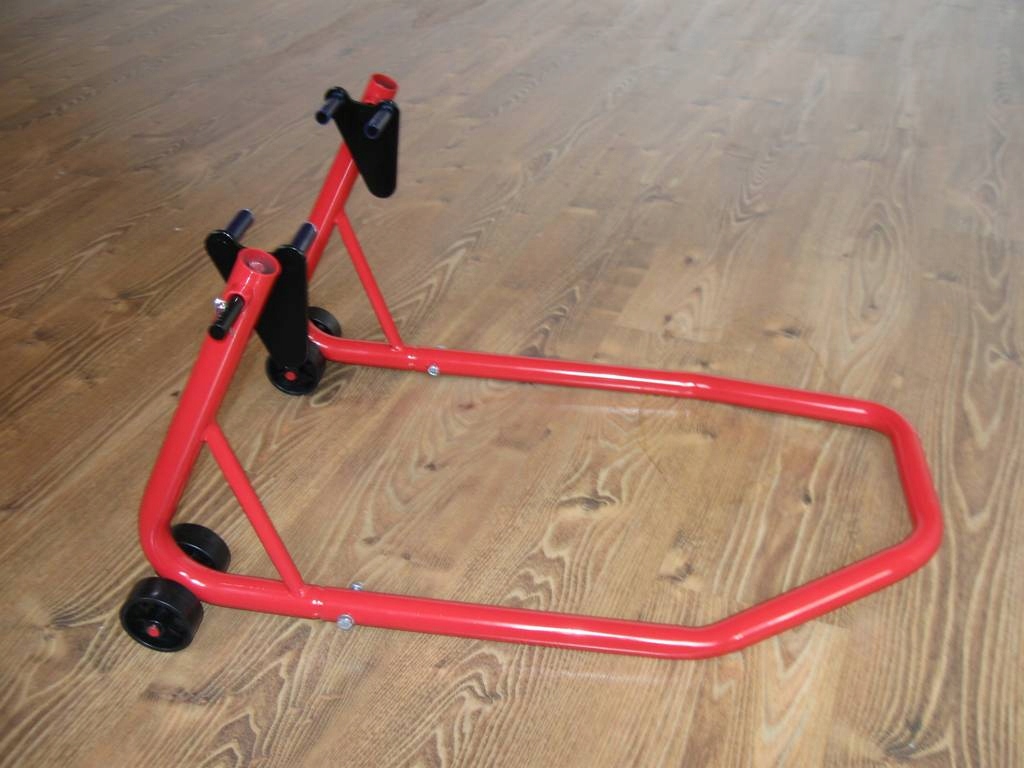 УНІВЕРСАЛЬНА МОТОЦИКЛЕТНА СТІЙКА ДЛЯ ПІДЙОМУ СПЕРЕДУ І ЗЗАДУ