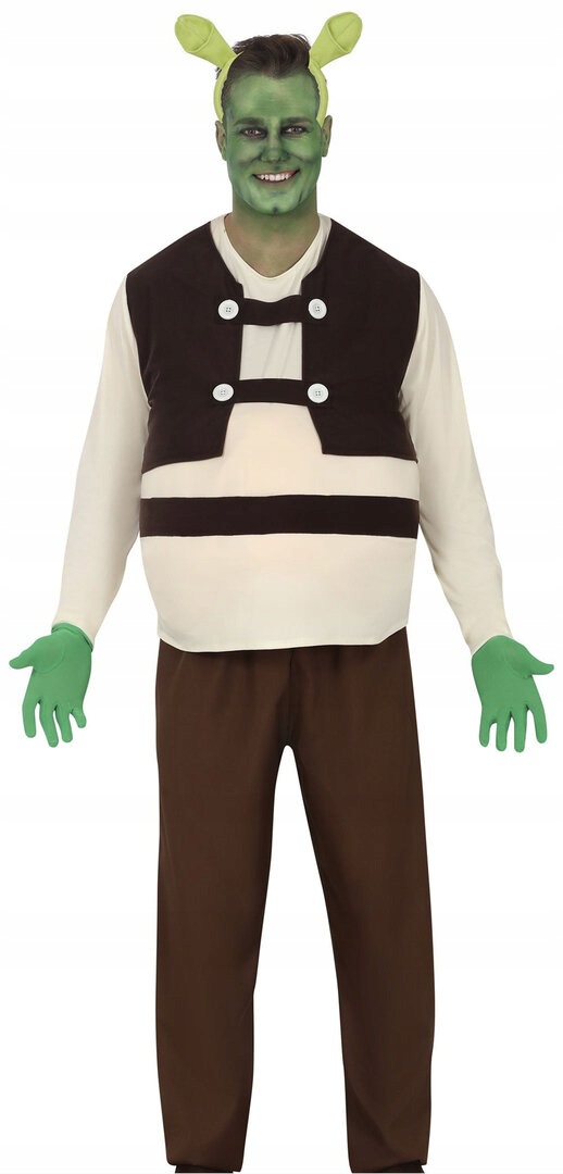 Pánský kostým zlobr Shrek M