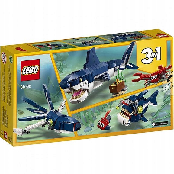 LEGO Creator - Morskie stworzenia 3w1 31088 Marka LEGO