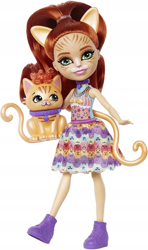 

Enchantimals Zetaw Lalka Tabby +zwierzątko Cuddler
