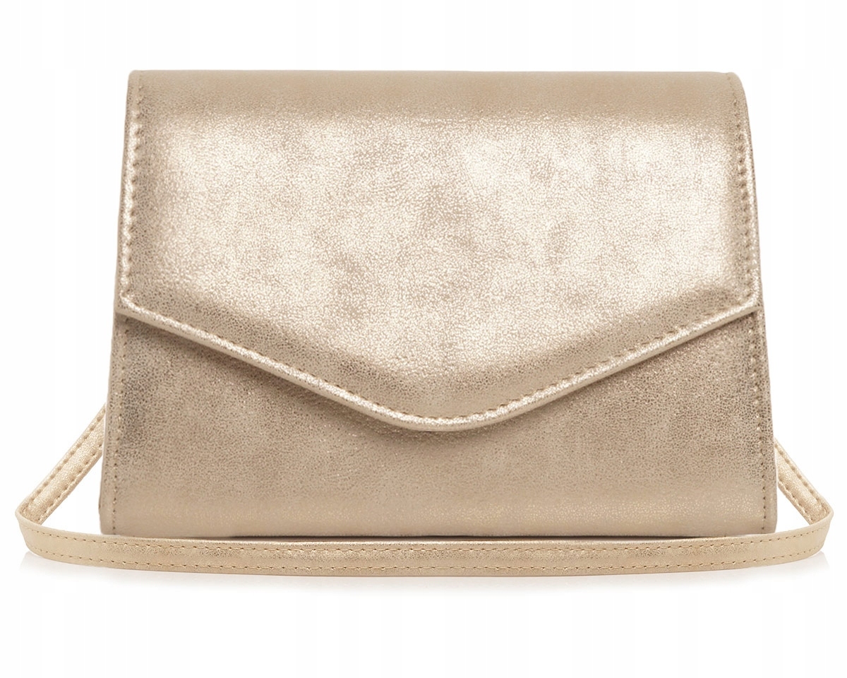 ZŁOTA KOPERTÓWKA TOREBKA WIZYTOWA S4 SOLOME DUBAJ Stan opakowania oryginalne