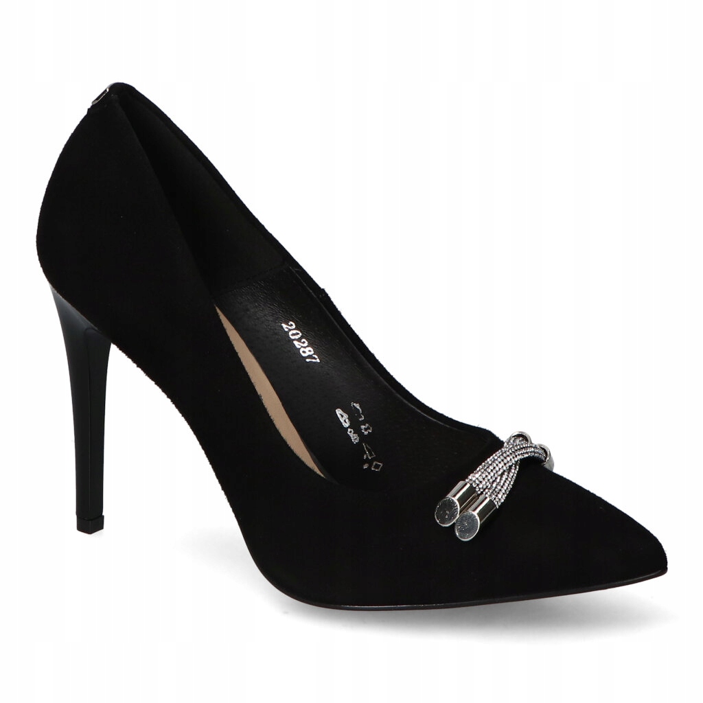 Boty Sala 20287/21 Černý semiš 38