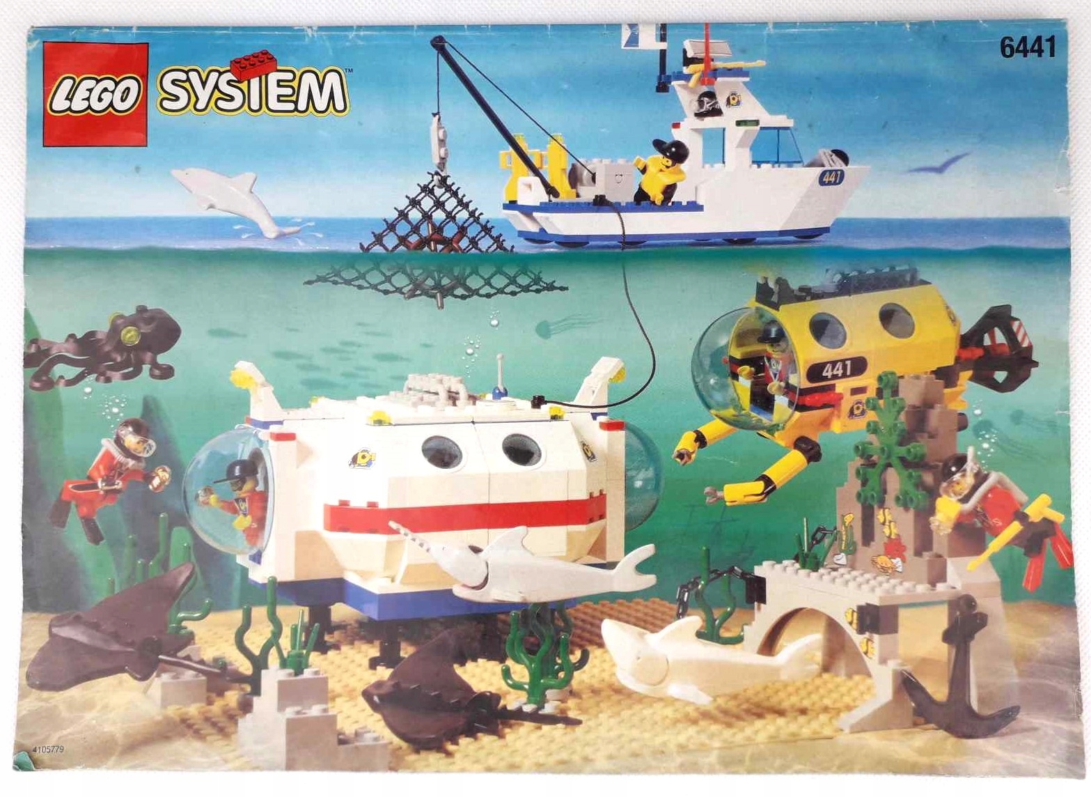 Lego System 6441 podwodna rafa - INSTRUKCJA