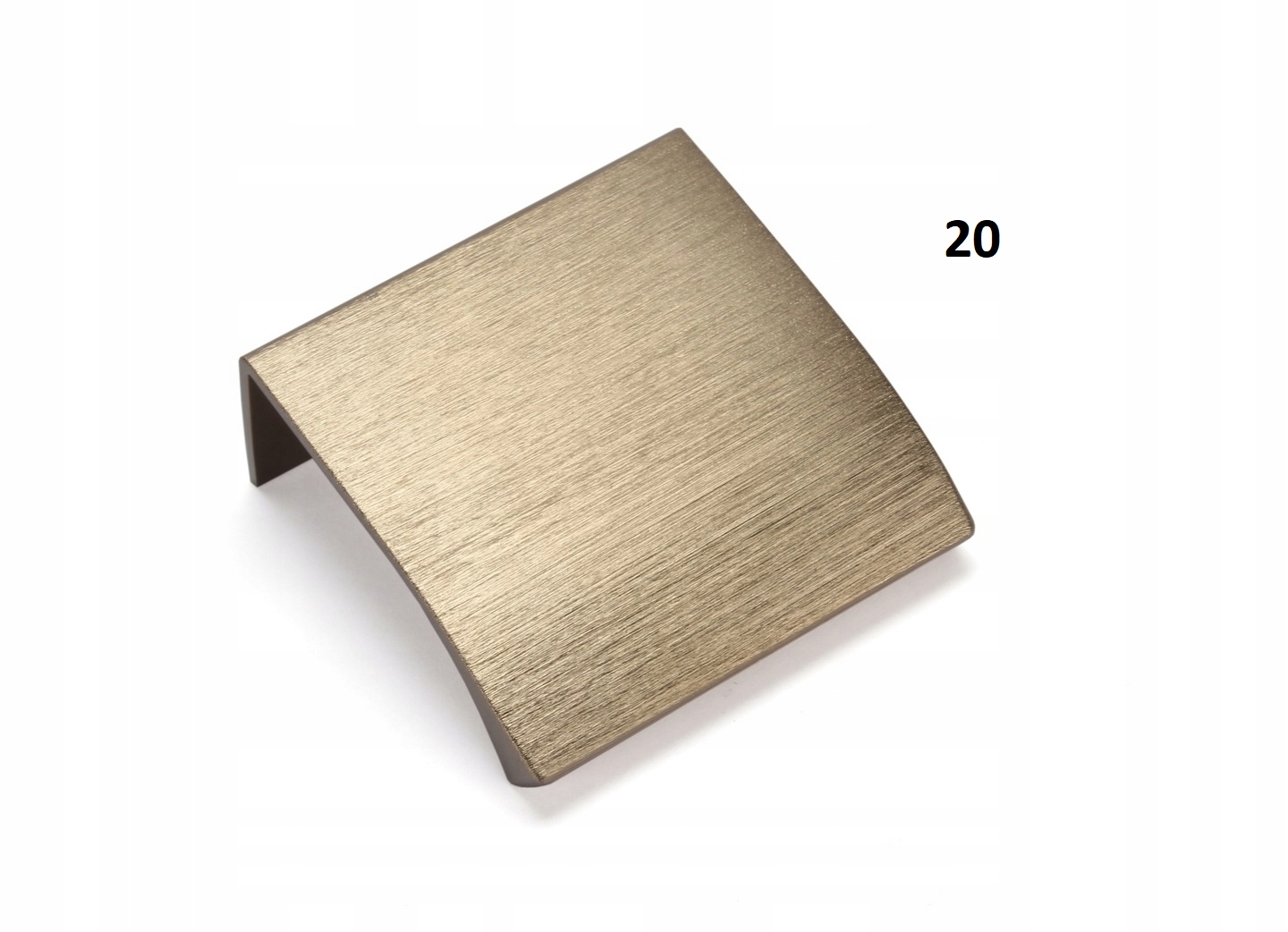 

Uchwyt Meblowy Nakładany Krawędziowy Złoto 30 MM