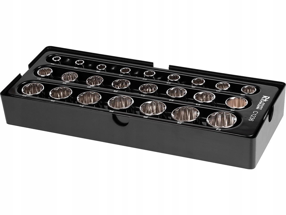WKŁAD - NASADKI 1/2' 12-KĄTNE 8-32MM 24 ELEM. (TACKA C1101 W ZESTAWIE) Kod producenta C1236