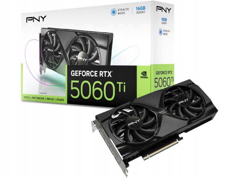 Karta graficzna Pny GeForce Rtx 5060 Ti Dual Fan 16GB Dlss 4
