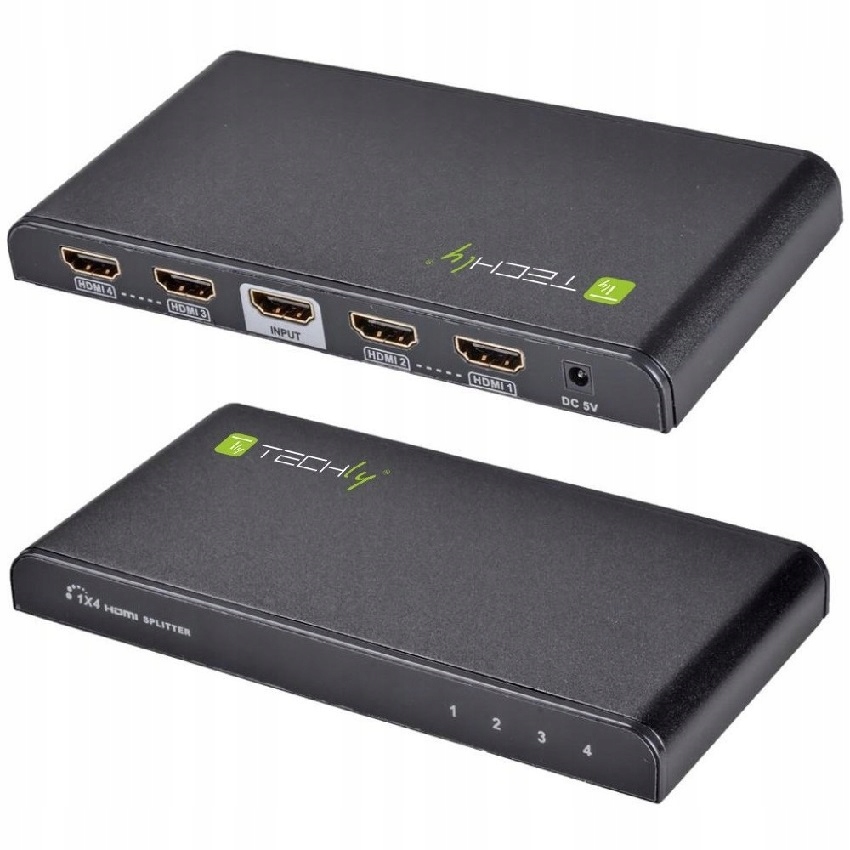 

Techly Rozdzielacz Splitter Hdmi 1x4 Uhd 30Hz 3D