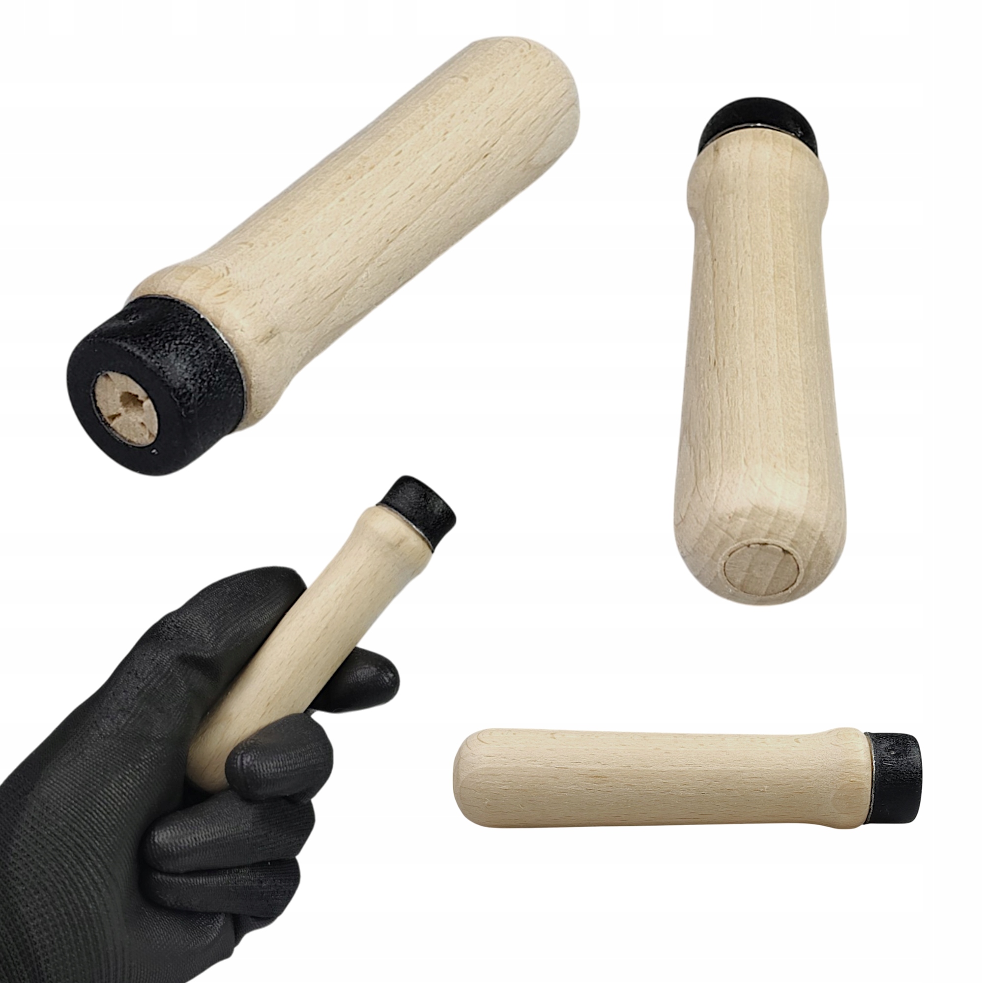 Trzonek 11,5 CM Do Pilnika Trzon Rączka Uchwyt Drewniany Bukowy